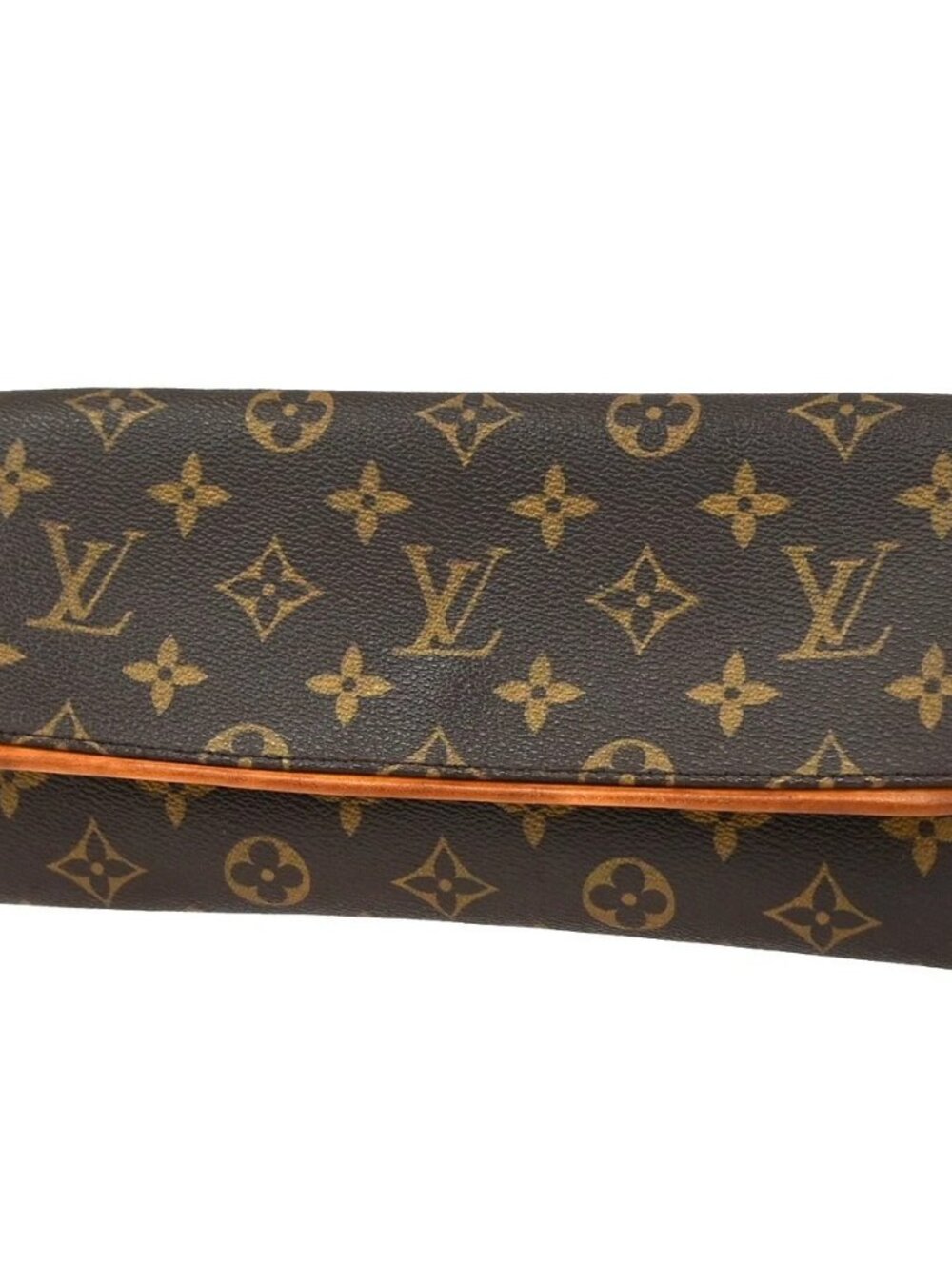 LOUIS VUITTON Pochette Twin GM Clutch Bag Monogram Brown USA